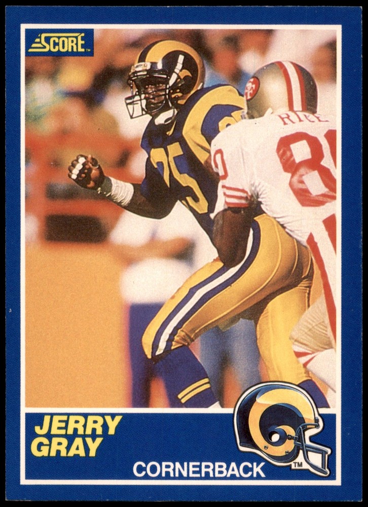 Jerry Gray #25 1989 Score