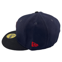 New Era Boston Red Sox MLB Stadium Patch Navy Black/Red UV 59Fifty Fitted Hat