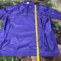 Vintage Northern Iowa Panthers Nike 1/4 Zip Pullover Woven Coaches Jacket Large