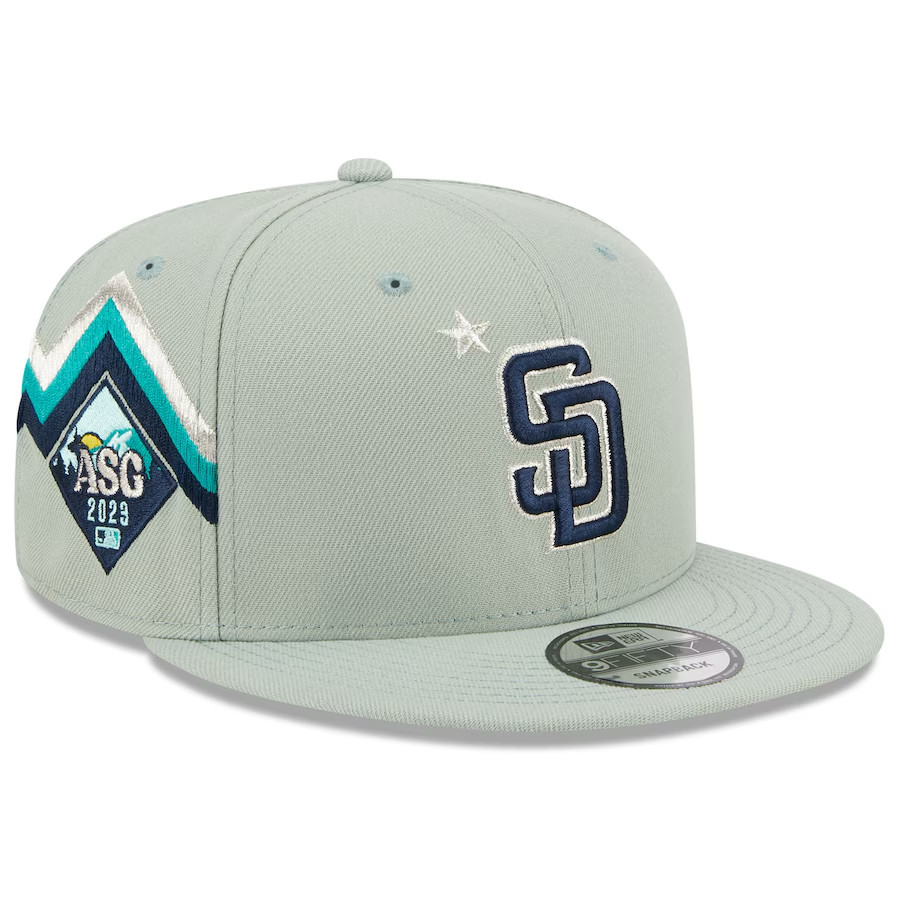 San Diego Padres New Era 2023 MLB All-Star Game 9FIFTY Snapback Hat Cap Mint Men