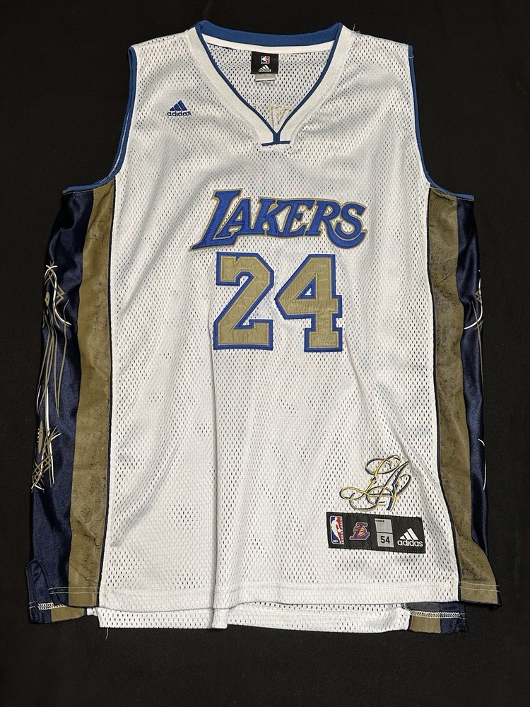 *RARE CLASSIC” Adidas Lakers Kobe Bryant #24 Mr Cartoon 2008 Jersey Men Size 54