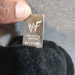 Titan Sports WWF WWE Beanie Baby Bear The Rock Dwayne Johnson Wrestling