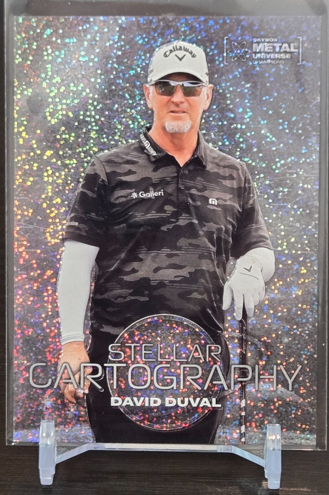 2024 METAL UNIVERSE STELLAR CARTOGRAPHY SILVER DOTS DAVID DUVAL SN# 122/299