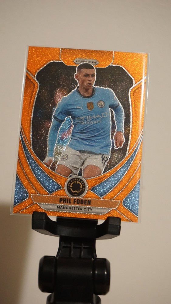 2025 Prizm FIFA Club World Cup Phil Foden Orange Glitter #09/99