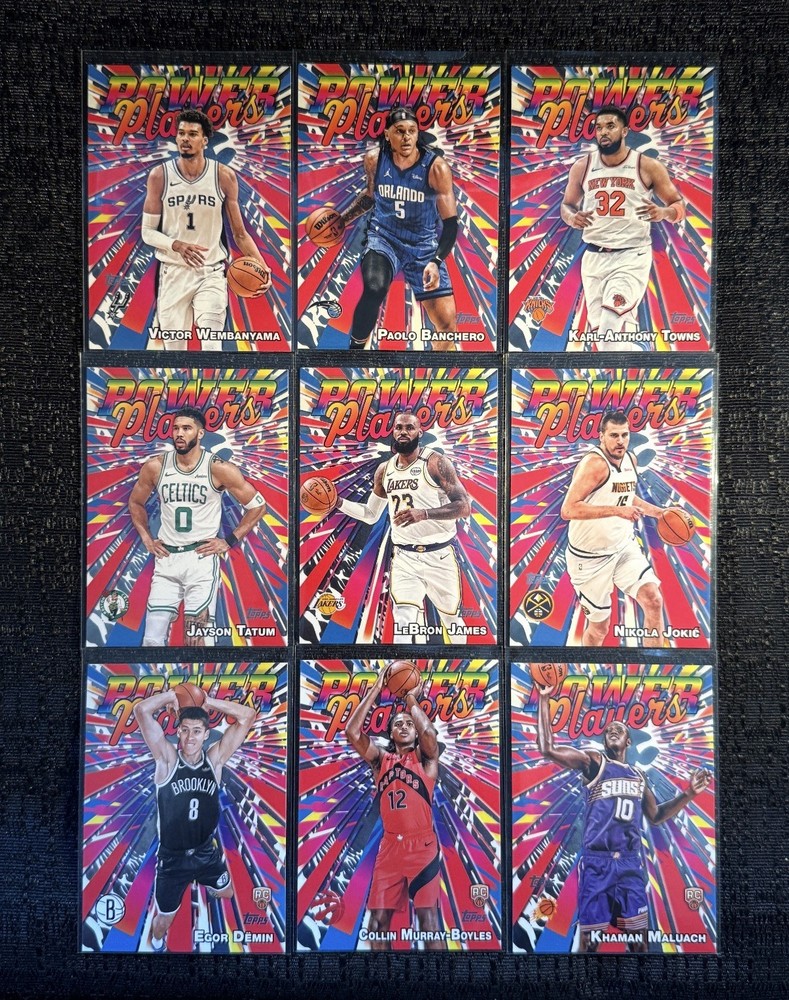 2025-26 Topps Power Players Complete Your Set You Pick Basketball Card