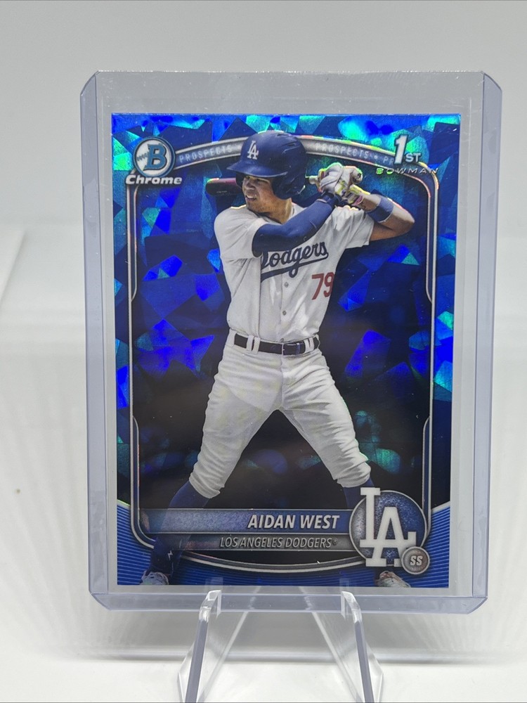 2025 Bowman Draft #BDC-6 Aidan West Sapphire Edition