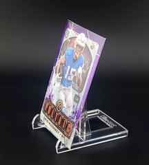 2024 Topps Resurgence Voltaic Ladd McConkey #V-12 Purple Surge Refractor /75 SP
