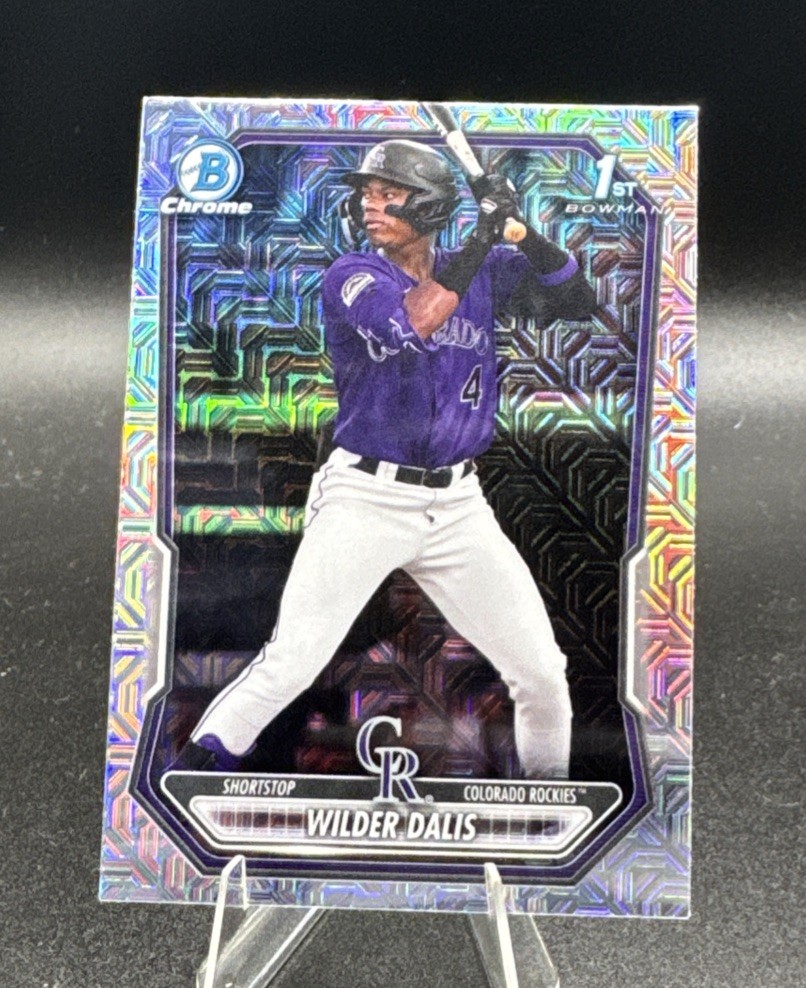 2026 Bowman Chrome Mojo Refractor 1st Bowman RC Wilder Dalis #BCP-150 Rockies