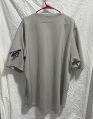 Mens Size 3XL – pensacola blue wahoos Baseball Jersey MILB Stitched Gray Grey