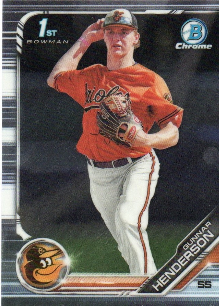 2019 Bowman Chrome 1st Draft Gunnar Henderson Orioles BDC-22