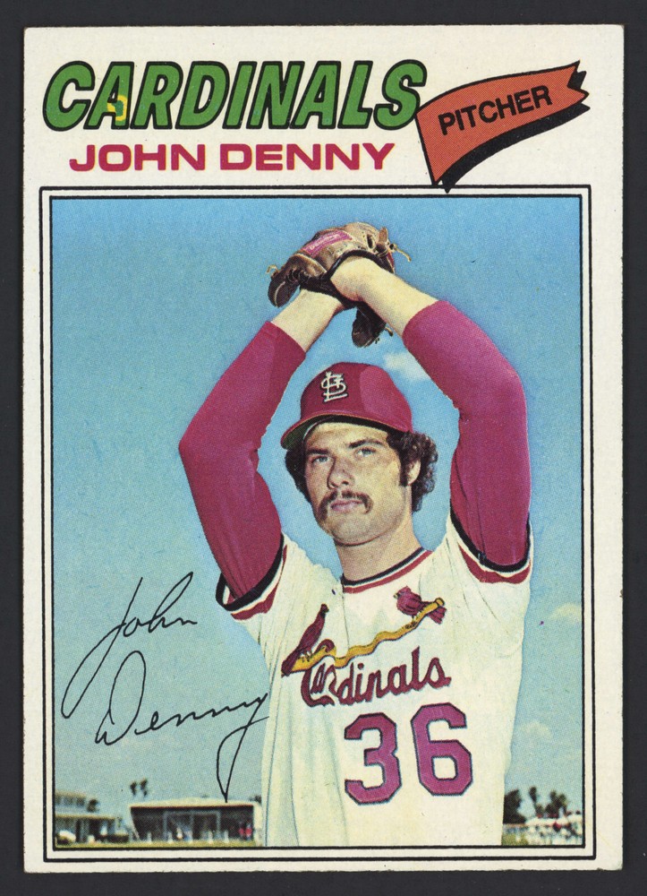 1977 Topps #541 John Denny Cardinals