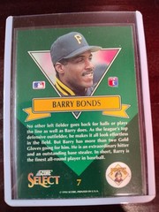 1993 Score Select – Stars Barry Bonds #7