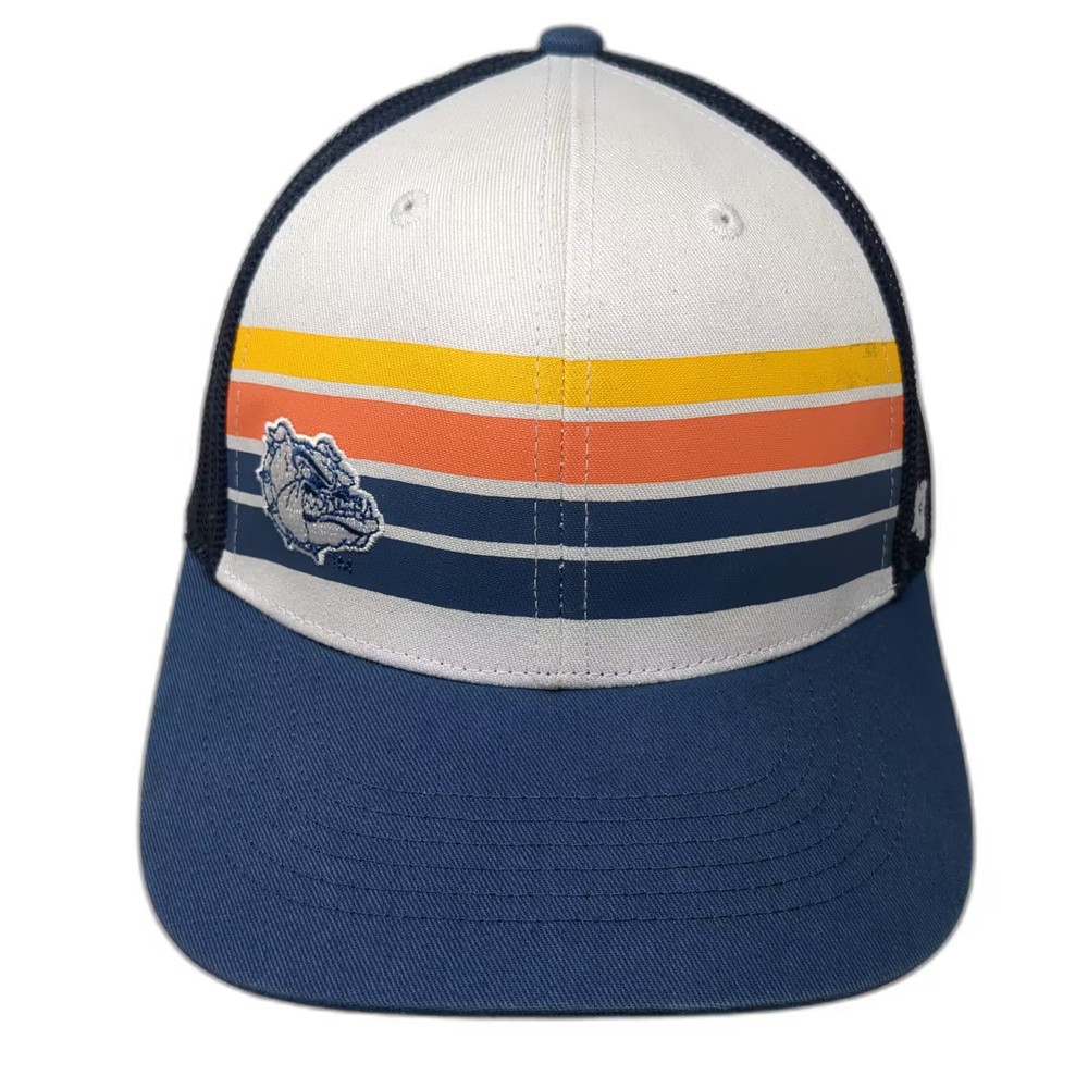 Gonzaga Bulldogs NCAA &rsquo;47 Trucker Hat Blue White Retro Stripe One Size Snapback