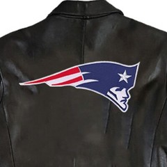 New England Patriots Football Logo Large Size 9.5&Prime;x 4.3&Prime;Embroidere Iron on Patch