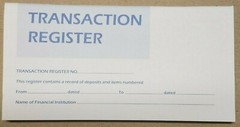 Checkbook Transaction Registers 2022 2023 2024 Bank Deposit Debit Book Record