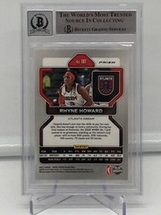 Rhyne Howard Signed 2022 Panini WNBA prizm Ruby Wave BAS Autograph Grade 10