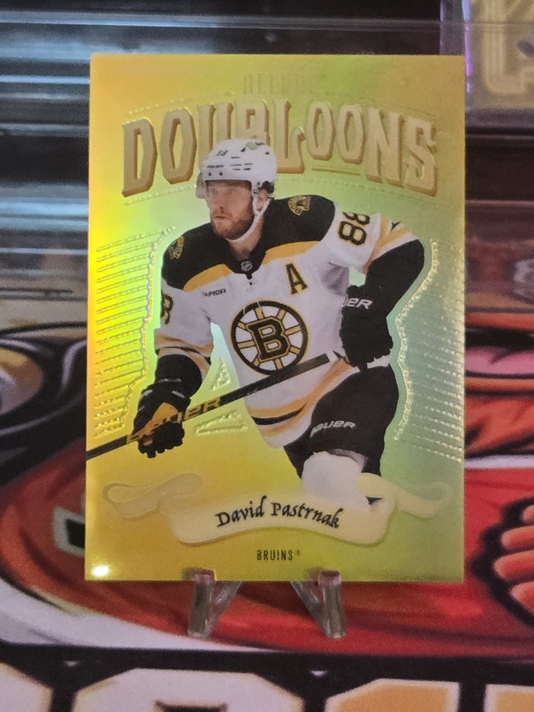 DAVID PASTRNAK 2025-26 ALLURE #DB-5 Doubloons Boston Bruins CASE HIT