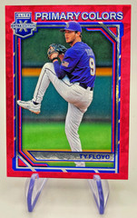 2023 Elite Extra #PC-14 Ty Floyd Primary Colors Purple Cincinnati Reds