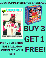 2026 Topps Heritage ⚾ BASE SINGLES #251-400 ⚾ You Pick & Complete Your Set! 🔥