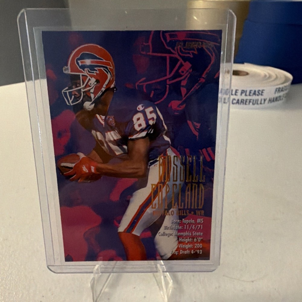 Fleer &rsquo;95 Football 1995 Russell Copeland #31 Buffalo Bills Lot (2) NFL