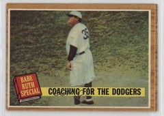 1962 Topps Special Babe Ruth Coaching for the Dodgers (Green Tint) #142 HOF c1a