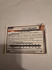 DONTA WILLIAMS 2022 BOWMAN DRAFT PROSPECT 1ST BOWMAN #BDC-90 FREE SHIP