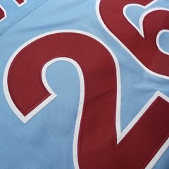 Chase Utley 1984 Philadelphia Phillies Cooperstown Men&rsquo;s Blue Away Jersey