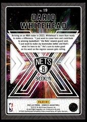 2023-24 Donruss Great X-Pectations Dariq Whitehead Brooklyn Nets #19 22589
