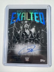 2025 Topps Exalted WWE Shinsuke Nakamura Black and White Signatures Auto #d /99