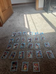 1974 Kelloggs 3-D Super Stars Set With 27 Cards