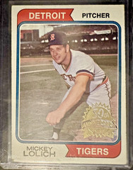 Topps Vintage Lot 4 Cards 1962‑1977 Fidrych Rookie Lolich Killebrew Spahn Era