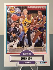 1990-91 Fleer #93 Earvin Magic Johnson Los Angeles Lakers
