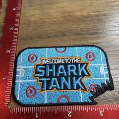 San Jose Hockey Team Teal « Welcome to the Shark Tank » Souvenir Art Patch (3.5&Prime;)