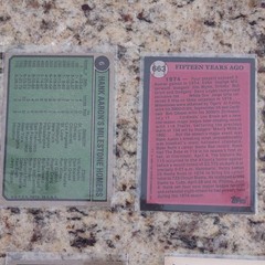 Topps 8-Card Lot Hank Aaron 1974 Turn Back the Clock, Sporting News