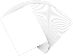 Cardstock Paper 8.5×11 White 110 lb 300 GSM 50 Sheets for Invitations, Menus