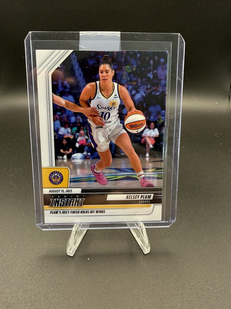 2025 Panini Instant WNBA #227 Kelsey Plum Holds Off Wings Only 101 Made