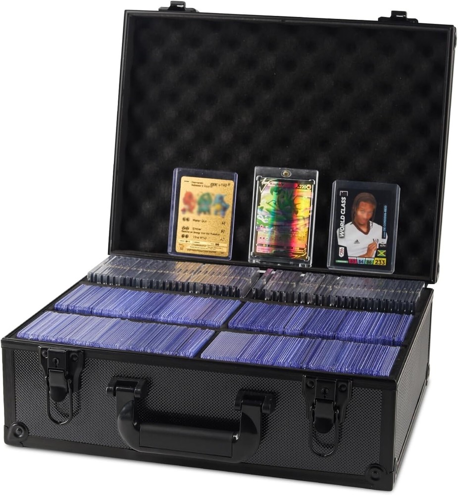 New Toploader Hard Case For 3&Prime; x 4&Prime; 35pt Sports Cards Storage Boxes Holds 600+