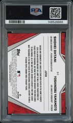 2024 BOWMAN CHROME INTERNATIONAL IMPACT SHOHEI OHTANI/YOSHINOBU YAMAMOTO PSA 9