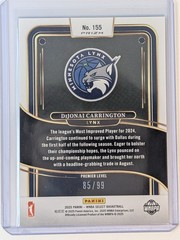 2025 Panini Select WNBA /99 #155 DiJonai Carrington White Prizms
