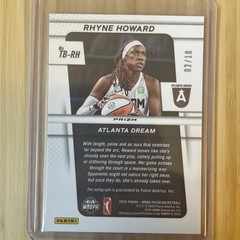 2025 Panini WNBA Prizm Rhyne Howard Throwback Signatures Gold Auto #/10 Dream