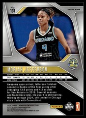 2024-25 Prizm Blue Velocity Prizms Moriah Jefferson Chicago Sky #131