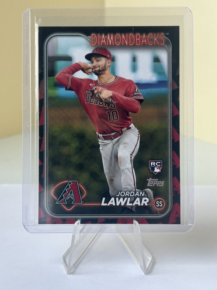 2024 Topps #451 Jordan Lawlar Team Color Border Variation RC