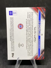 Lea Schuller 2023-24 Topps Chrome UEFA WCL Aqua Prism SP Card #93 FC Bayern