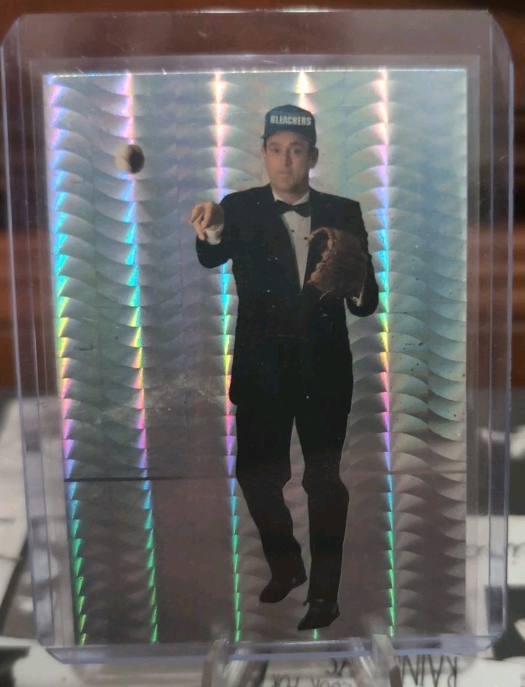 1993 Bleachers Nolan Ryan, Premiere Edition Holographic Prism Promo Card, Rare