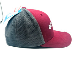 Columbia PFG Texas A&M Aggies Mesh Snapback Hat Maroon Gray One Size NWT