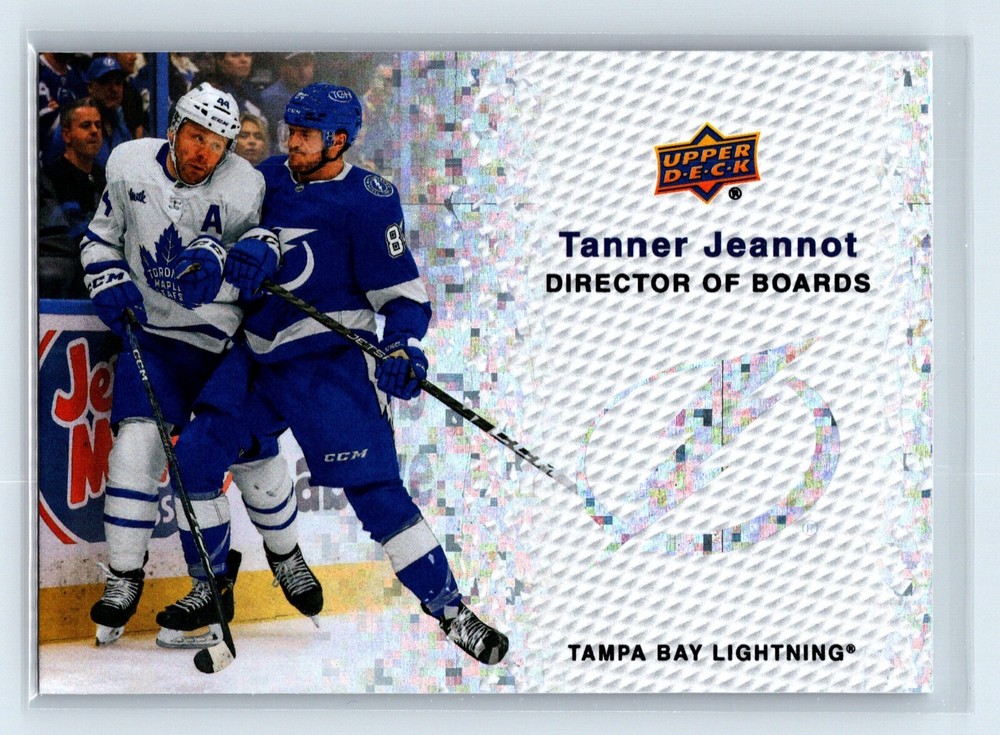 2023-24 UD Upper Deck Series 2 Director Boards Sparkle DB-5 Tanner Jeannot, Tamp