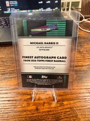 2026 Topps Finest Michael Harris II – Finest On Card Auto