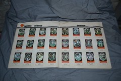 NFL Action ‘72 Sunoco 56 page Stamp Album Stickers – 17 Complete Teams