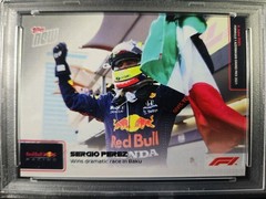 PSA 10 Sergio Perez Mexican Flag Azerbaijan Win 2021 Formula 1 F1 Topps Now #15