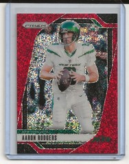 2024 Prizm Aaron Rodgers Red Sparkle SP !!